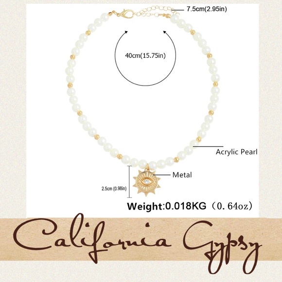 Layered Pearl Gold Safety Pin - Picture 5 of 8